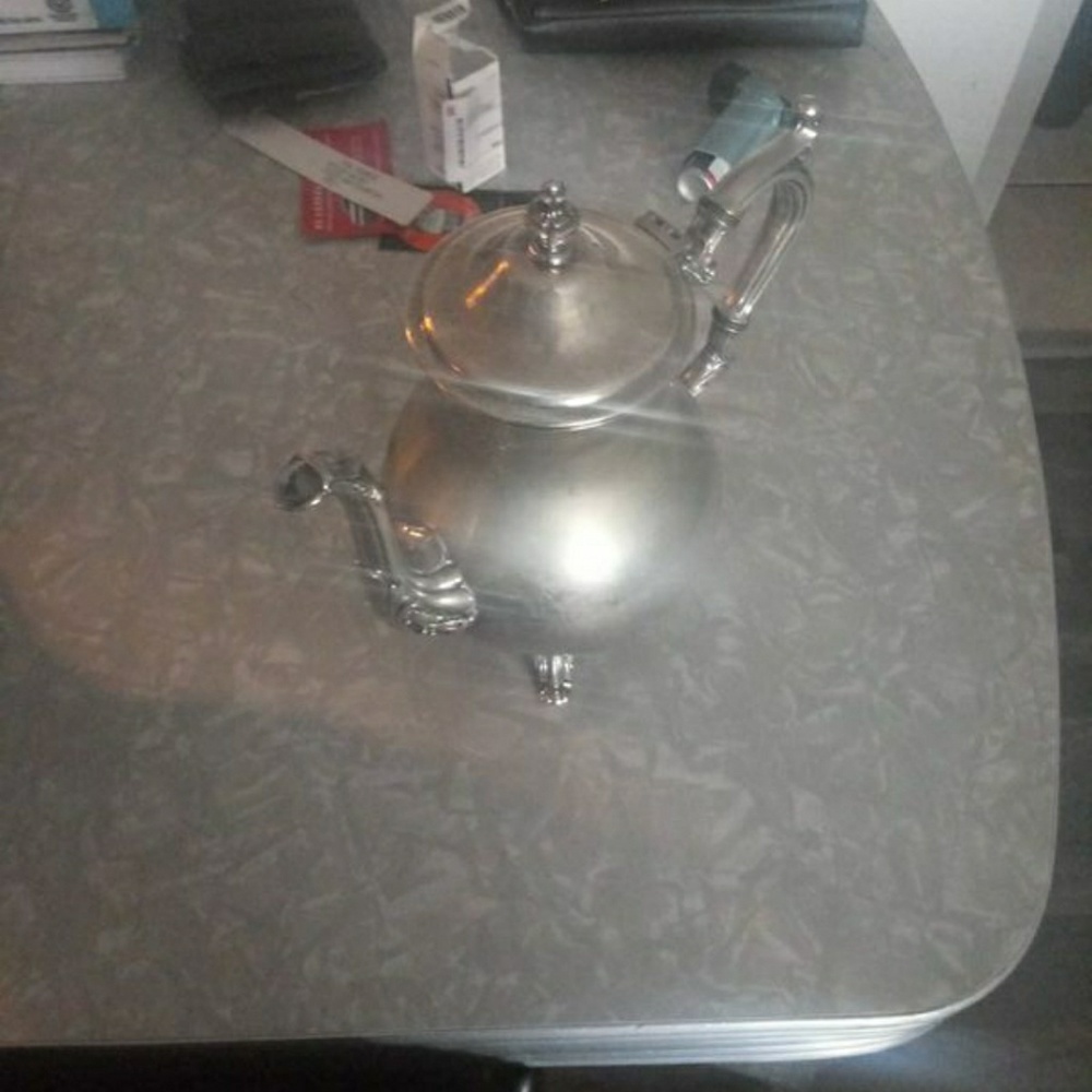 Silver plated tea pot